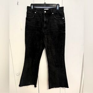 Zara Jeans Womens Sz 6 Black High Rise